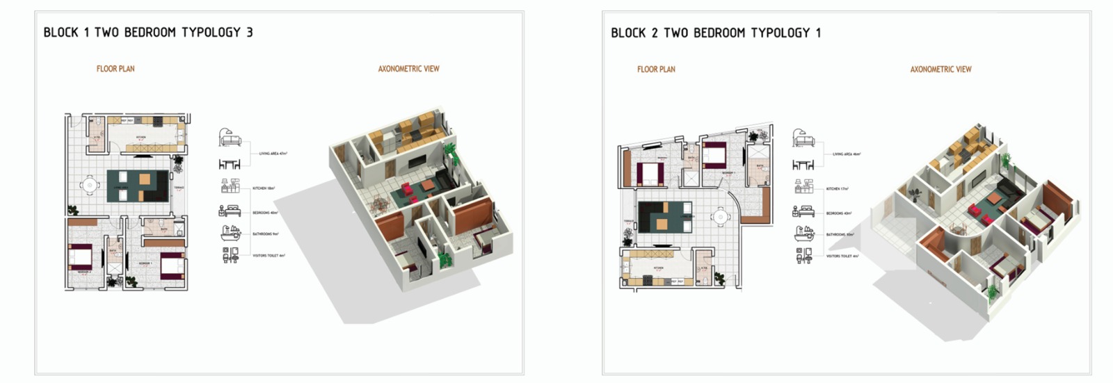 Cedar Hills 2 Bedroom Floor Plan